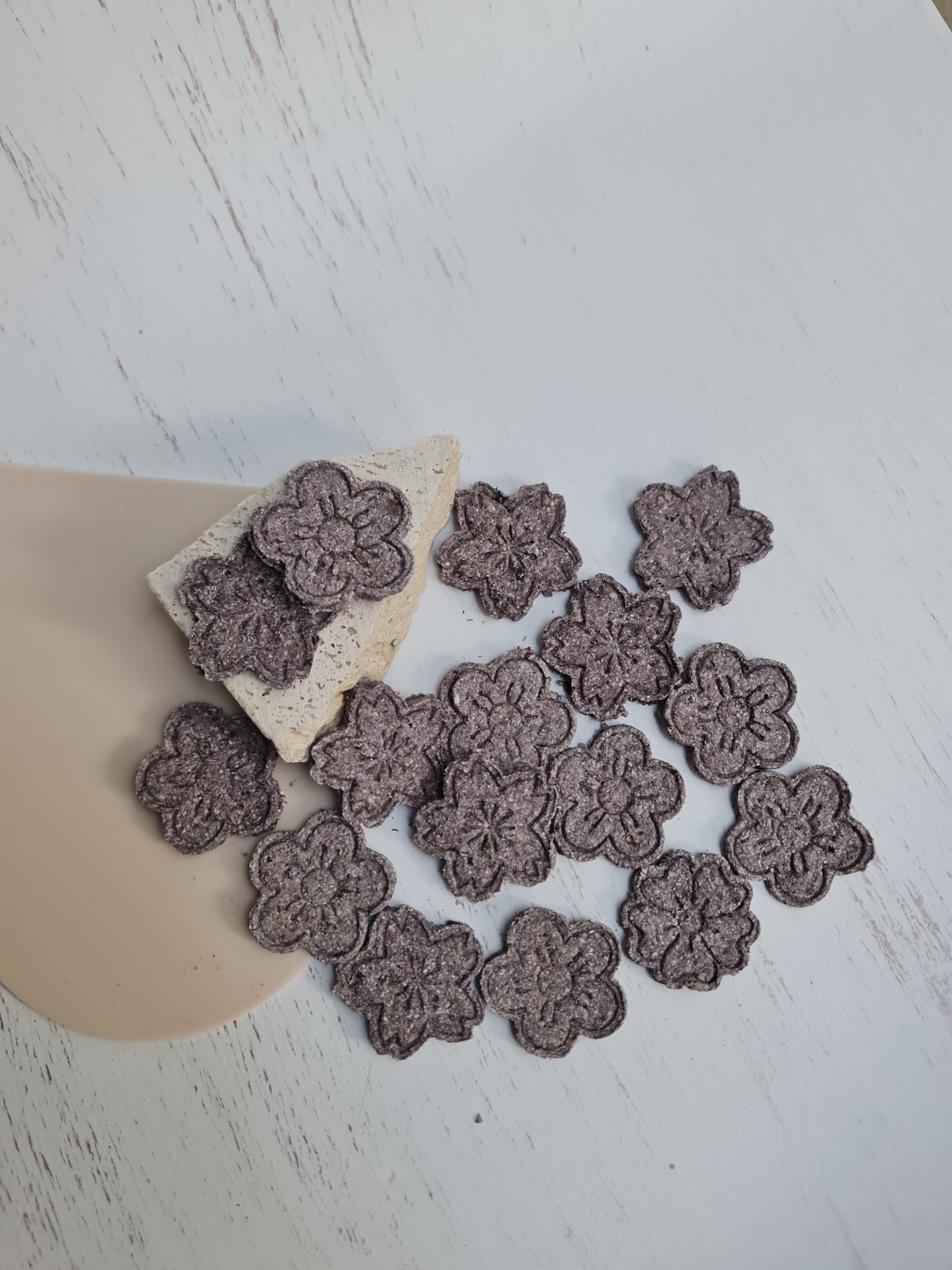 Blue Flower Power Cookies