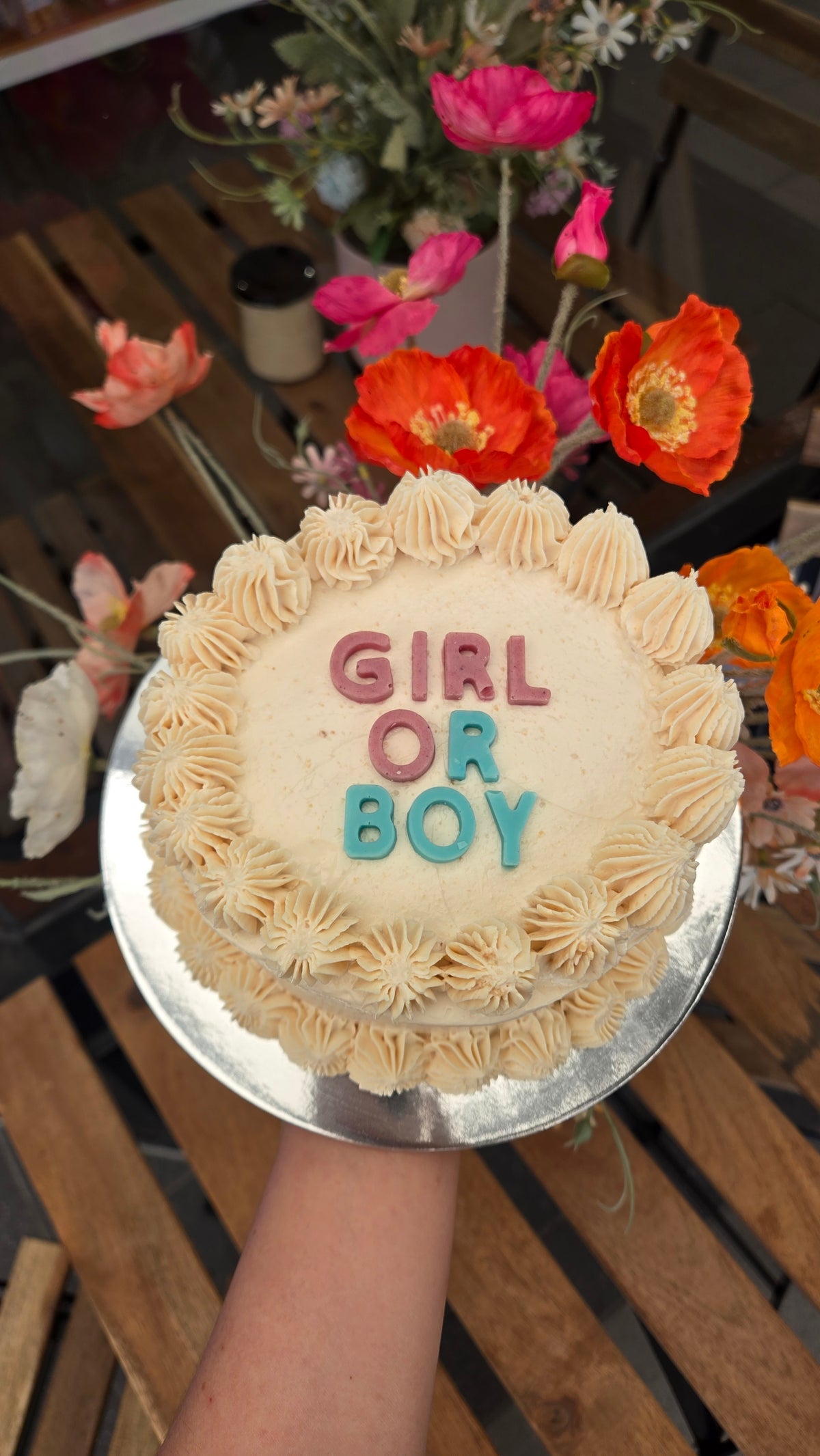 Gender Reveal Cake